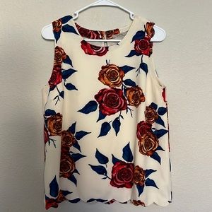 Anthropologie flower top